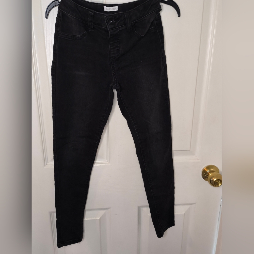 Girls Black Skinny Jeans